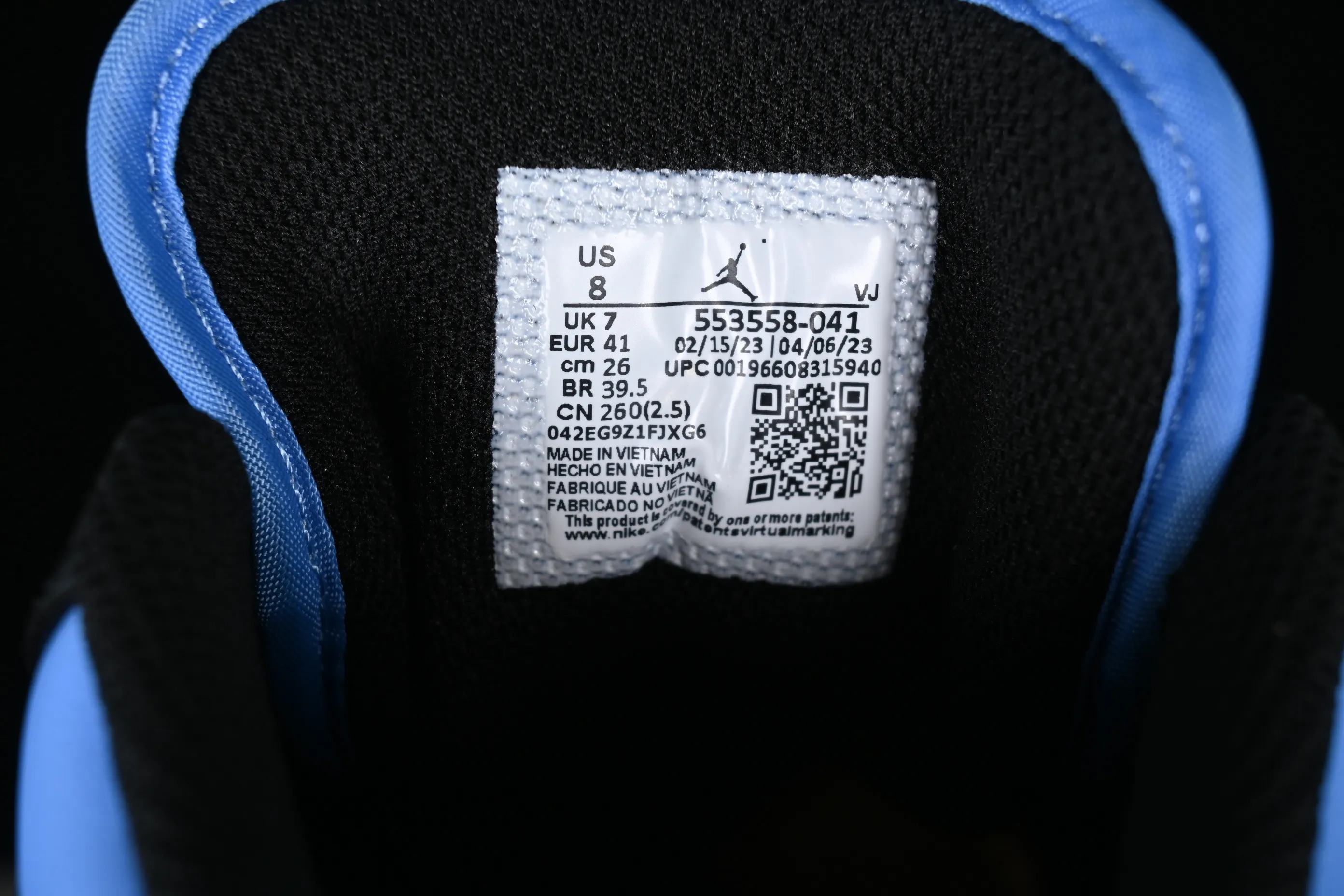 All categories Air Jordan Jordan series basketball shoes Air Jordan 1 Low G version pure original Air Jordan 1 Low AJ1 Joe 1 royal blue low-top cultural basketball shoes 553558-041